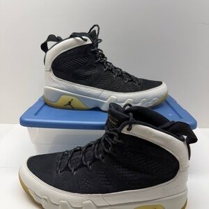 Jordan Black and White Athletic Sneakers